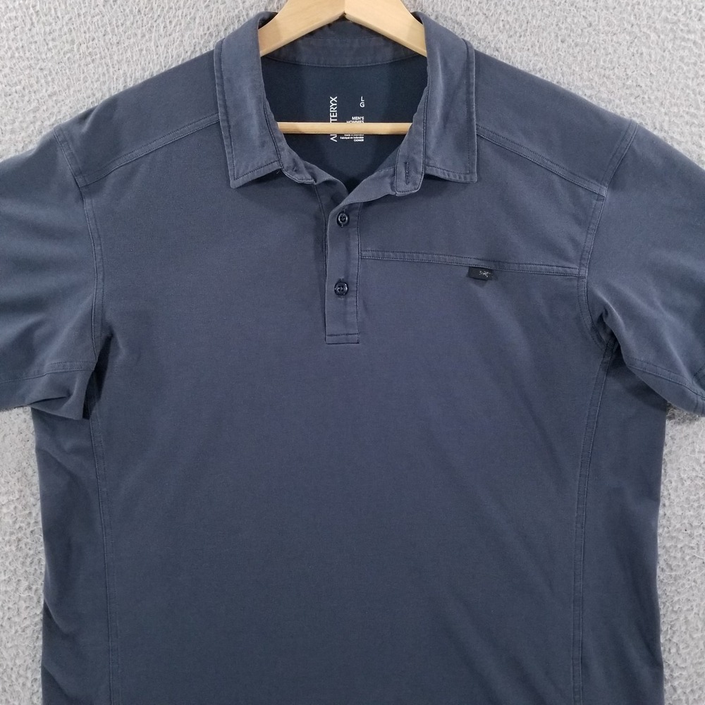 Arcteryx Polo Shirt Mens Large Captive Performance Stretch Technical Outdoor